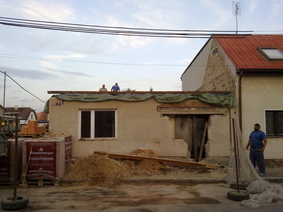 Rekonstrukce RD v Českém Brodě 2011